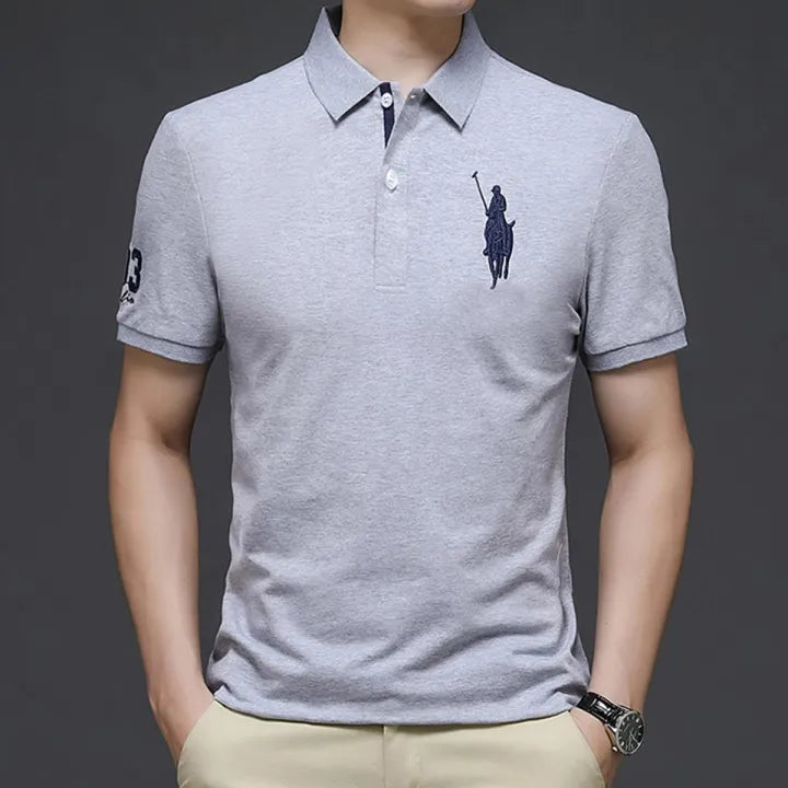 White , Black , Grey Half Sleeve Polo Tshirt